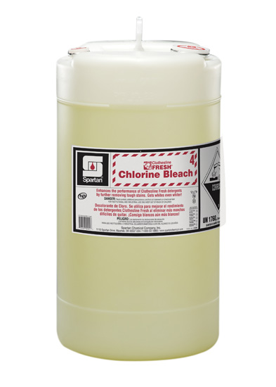 Spartan CLOTHESLINE FRESH® CHLORINE BLEACH 4 DRUM