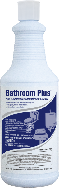 BATHROOM PLUS™ Non-Acid Disinfectant Bathroom Cleaner