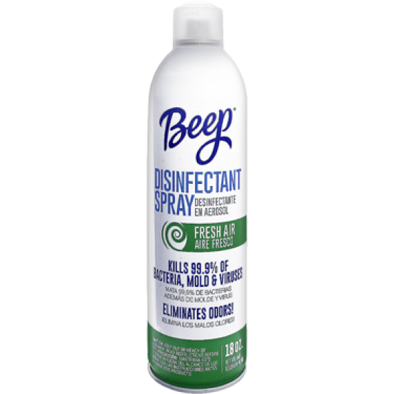 BEEP Disinfectant Spray 18oz Fresh Air
