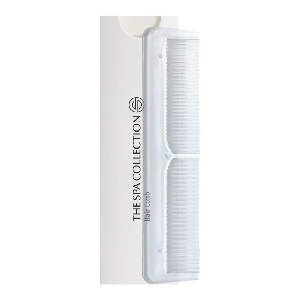 The Spa Collection Comb in white sleeve - 1bx/1000 (2 packs of 500 each)
