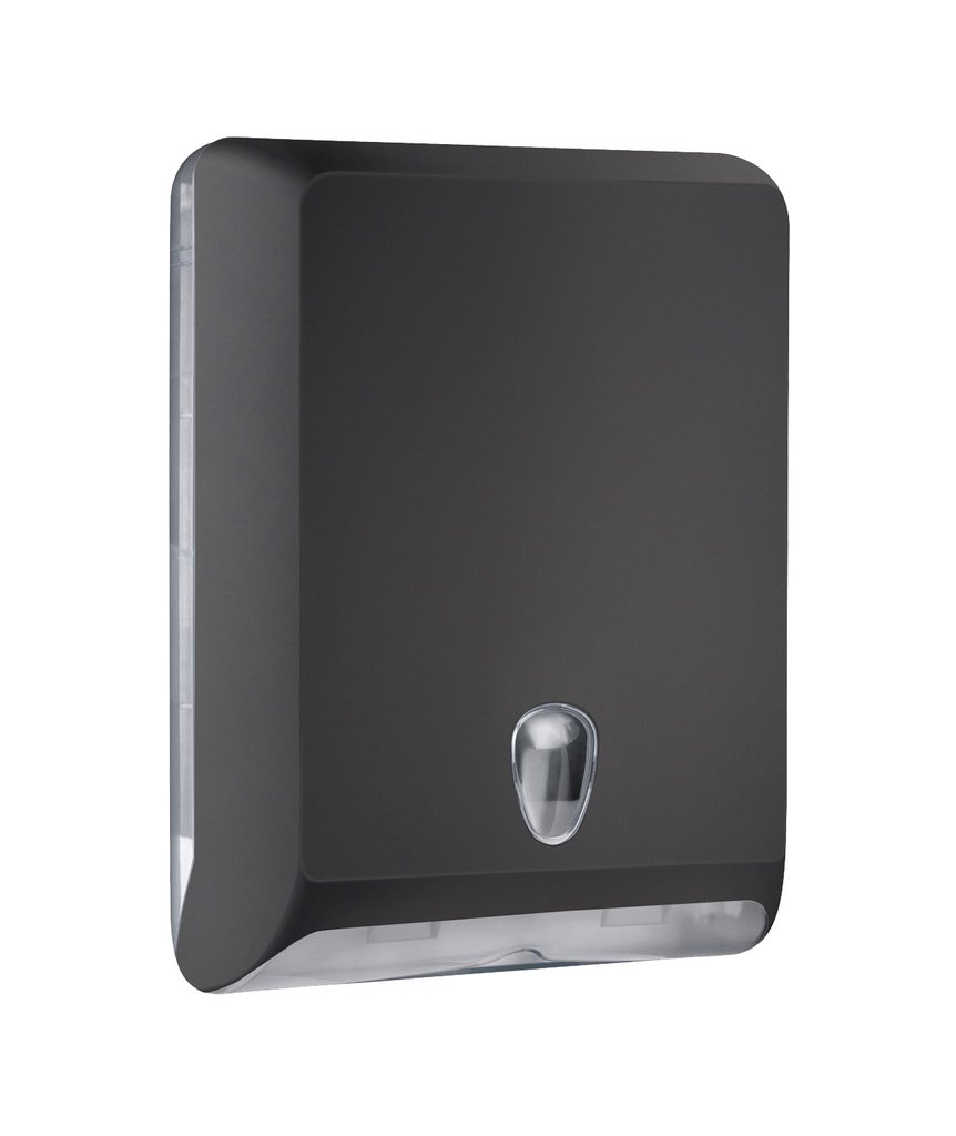 Marplast 830 Black TOWEL INTERFOLDED PAPER DISPENSER- 600 SHT
