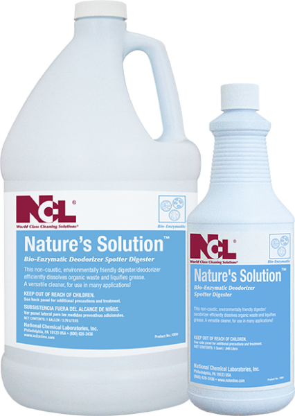 NCL NATURE'S SOLUTION™ Bio-Enzymatic Deodorizer / Spotter / Digester 1 Gallon 