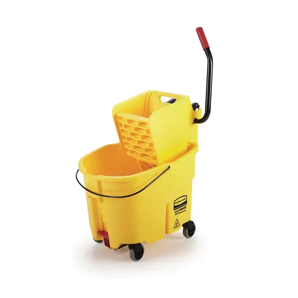 Rubbermaid Wavebrake Drain Bucket Yellow