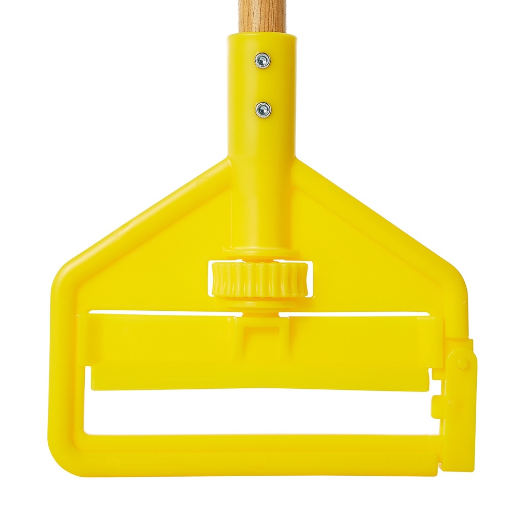 Yellow Plastic Thick Wood Mop Handle