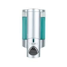 AVIVA Dispenser I  Satin Silver/Translucent.