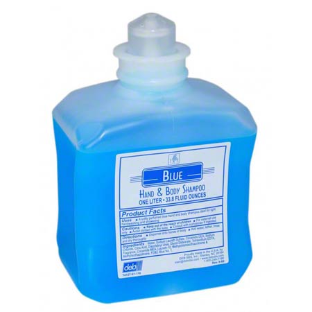 Deb Aquaress© Blue Hand & Body Shampoo with skin conditioners