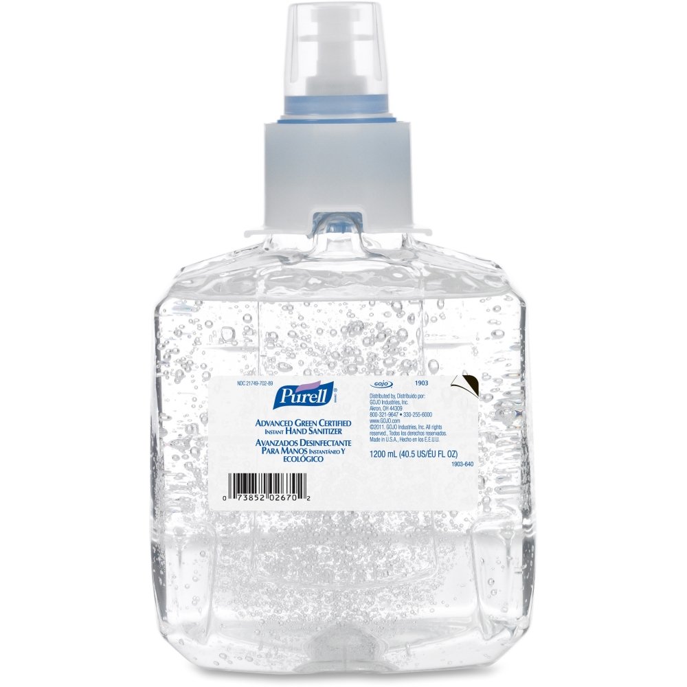 PURELL® Advanced Hand Sanitizer Green Certified Gel 1200 mL