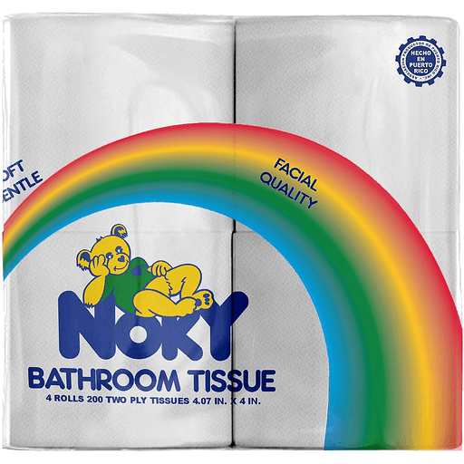NOKY Bathroom Tissue 2-ply 200 sheets (Pack of 12x4)