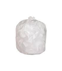 60 Gallon Super Heavy Duty Vuilniszak Trash Bag Clear (10 stuks op rol)