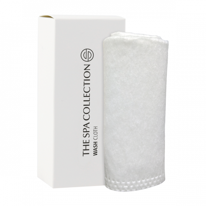 The Spa Collection Wash Cloth in paper box