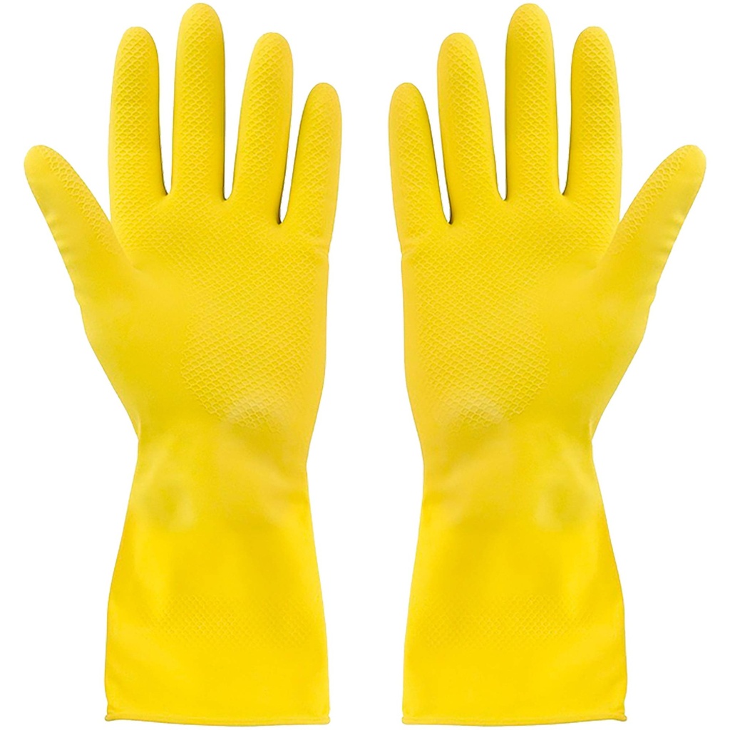 Cleaning Gloves Yellow LATEX