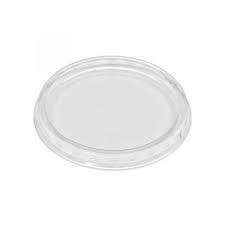 1.5 - 2oz. Souffle cup Clear Lid, Flat - 2500 pcs  (Bx=20x125st)