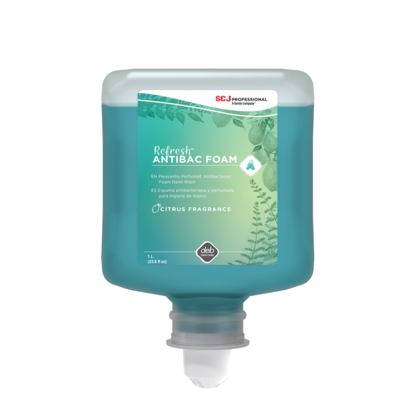 DEB Refresh™ AntiBac FOAM - Signature Citrus Fragrance Antimicrobial Foam Handwash