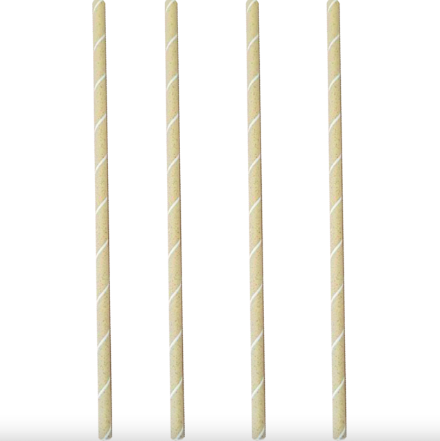 Drinkrietje Graspapier 200x6mm FSC 20 zakken x 500 stuks