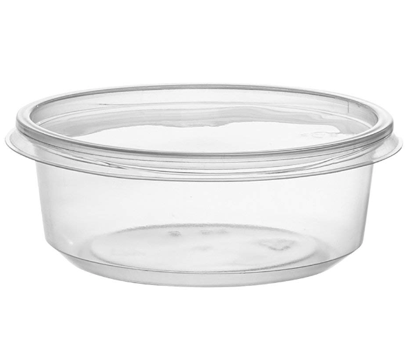 DC8 8oz Clear Deli Container Microwavable 500st