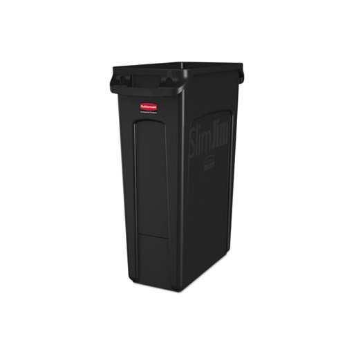 RUBBERMAID Slim Jim Container Black
