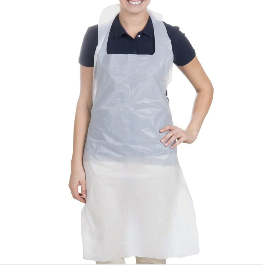 Apron White Heavy Weight disposable 28x46 (pack of 100pcs)