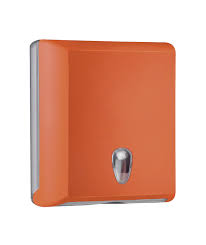 706 Orange Colored TOWEL INTERFOLDED PAPER DISPENSER