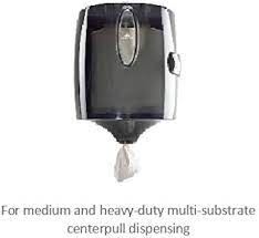 Baywest Centerpull Dispenser Black adjustable funnel