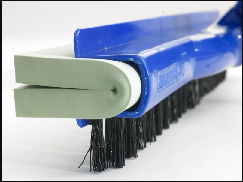 Scrub/Squeegee Blue Scrub & Dry Duraflex rubber 35cm