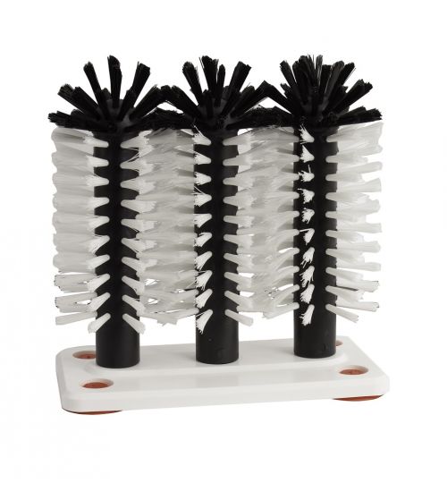 Bierborstel 3-delig voor in spoelbak