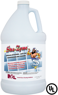 [1830-29] NCL SHA-ZYME™ Grease Attacking / Anti-Slip Deodorizing Bio-Cleaner 1 Gallon