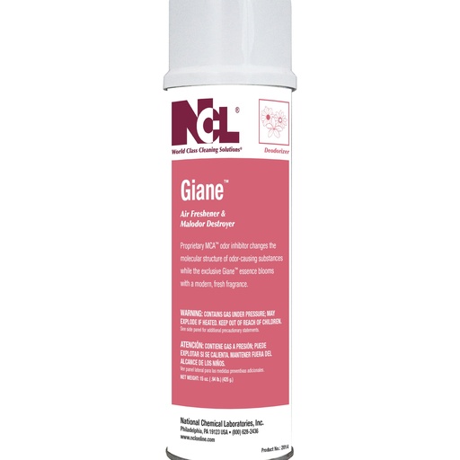 [2014] NCL GIANE™ (Aerosol) Air Freshener & Malodor Destroyer