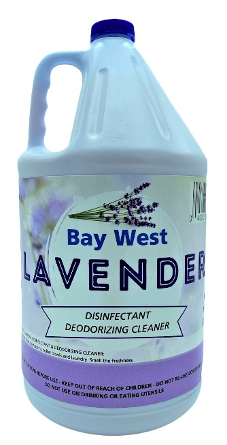 [23728/ A021-BaywestLavender] BAY WEST Disinfectant Lavender All Purpose Cleaner 1 Gallon