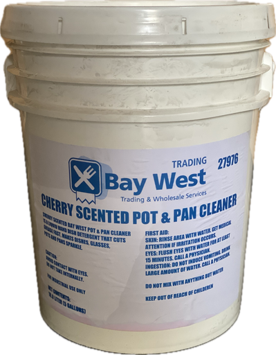 [27976/ A021-CherryDish] Bay West Cherry Pot & Pan Detergent 5 Gall