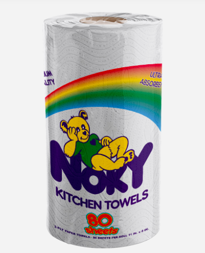 [KT15/1-NOKY] Noky Kitchen Towel 80 Sheet 2-ply Bundle 15 Roll