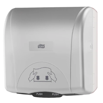 [774820] Tork Mini Mechanical Hand Towel Roll Dispenser WHITE