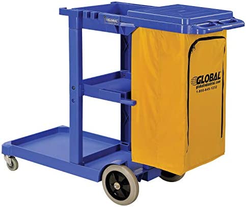 JANICO Janitor Professional, commercial grade housekeeping cart