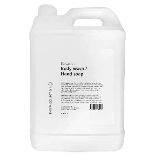 [6905301 tsc] The Spa Collection BERGAMOT BODY WASH & HAND SOAP - 5 Ltr JERRYCAN  - 1bx/2pcs