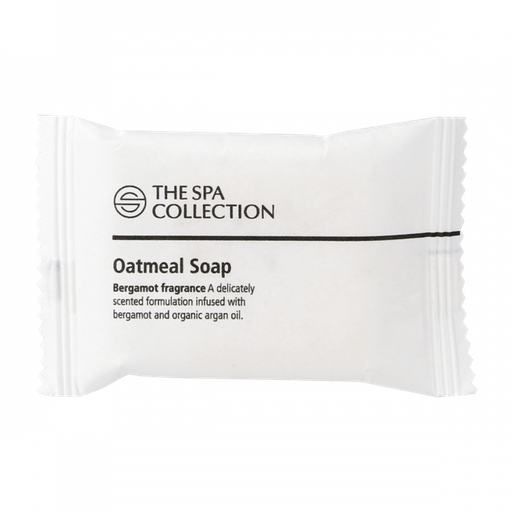 [2047004 / 2047004.01 tsc] The Spa Collection Oatmeal Soap Bar 20ml BERGAMOT - 1bx/300pcs (4 packs of 75)