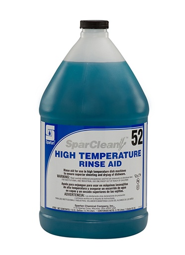 [765204] Spartan SPARCLEAN® HIGH TEMPERATURE RINSE AID 52 