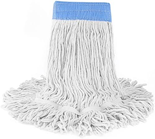 [LM202BM/M051_White] Mop Head Medium WHITE (loop end) Narrow Band
