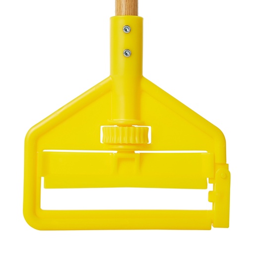 [MH-01205-NB] Yellow Plastic Thick Wood Mop Handle (Pack=6each)