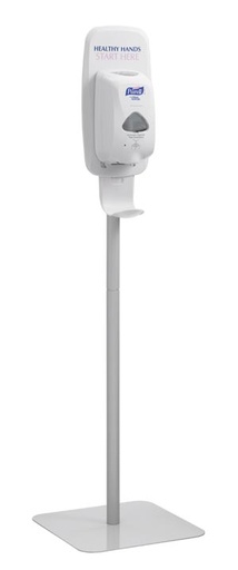 [GOJO198788] GOJO DS Floor Stand - Min. Grey - Handsanitizer Station
