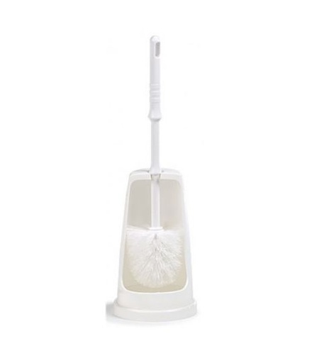 [289046] WC-BORSTEL Garnituur Nylon met bak - hoog model