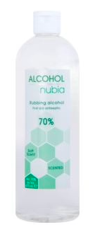 [Nubia 70% - 4L] Rubbing Alcohol 70% Nubia - 4L