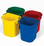 RCP 9T83 5 QT. Sanitizing pail YELLOW,GREEN RED & BLUE