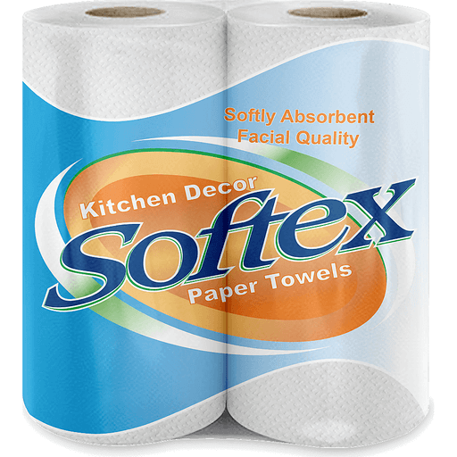 [KT12/2] SOFTEX Kitchen Towel 80x2ply - Pack of 2
