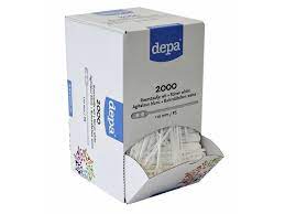 [600906] RoerStaafjes wit in dispenser doos 2000 st