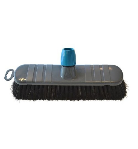 [288954] Zaalveger Linea 30cm zwart Paardenhaar - BEZEM