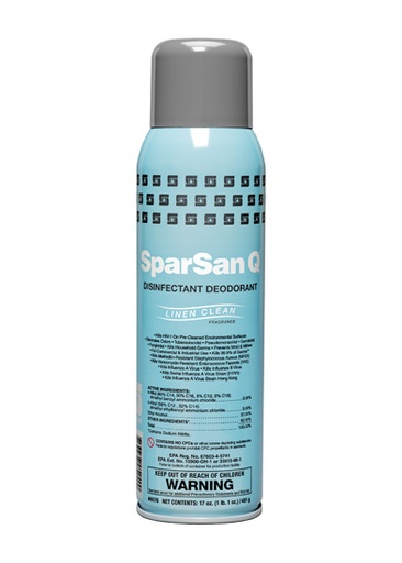 [6076] Spartan SPARSAN Q® DISINFECTANT DEODORANT LINEN CLEAN FRAGRANCE