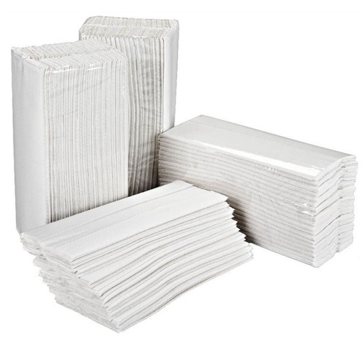 [C-FOLD 22200] C-FOLD  Handtowel bleached white 200 ea 1ply (cs=22x200)