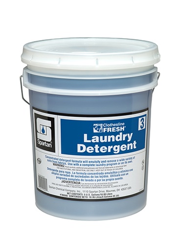 [700305] Spartan CLOTHESLINE FRESH® LAUNDRY DETERGENT 3 PAIL